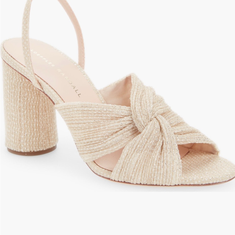 Loeffler Randall Knotted Sparkle Sandal